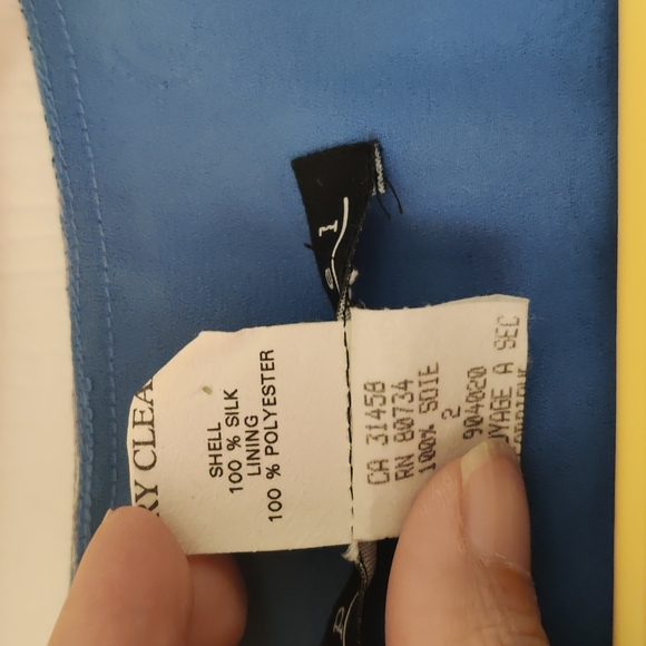 Silk Vintage Wrap Ruffle Dress with paisley pattern - Picture 5 of 7